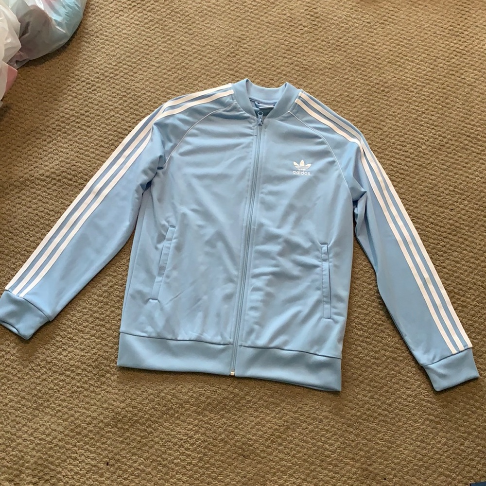 Adidas perfect condition kids large zip up jacket